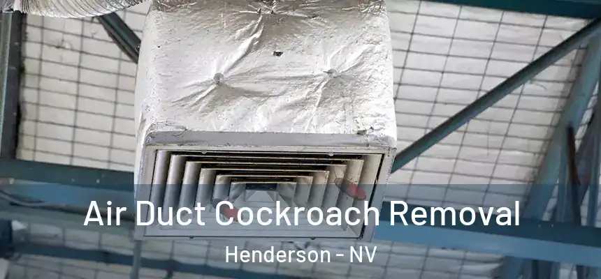 Air Duct Cockroach Removal Henderson - NV
